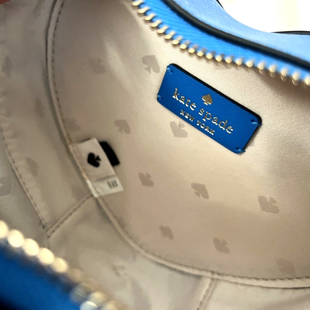 KATE SPADE Love Shack Mini Heart Crossbody Summer Night Blue K6063 NWT $260 - Picture 12 of 13